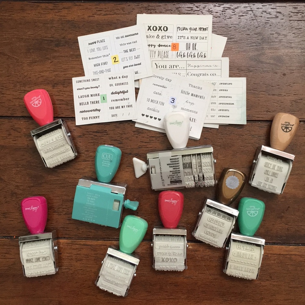 Planner Stamp Lot